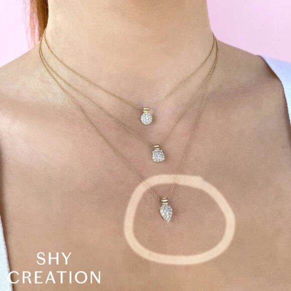 Shy Creation Diamond Necklace - Picture 2 of 2